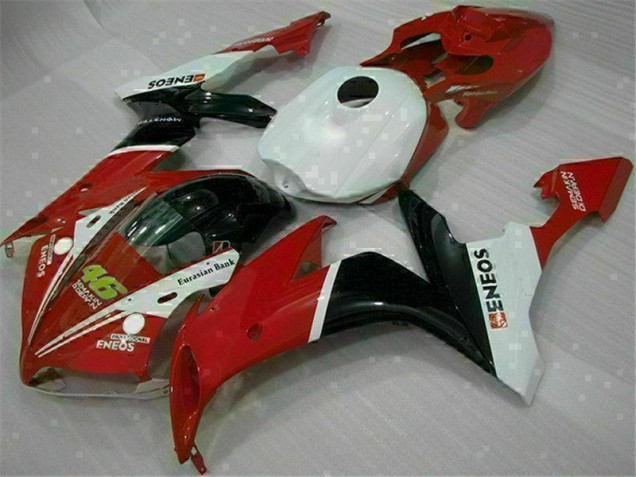 Rojo ABS Moto Plástica Yamaha R1 04-06 Rojo ABS Moto Plástica Yamaha R1 04-06