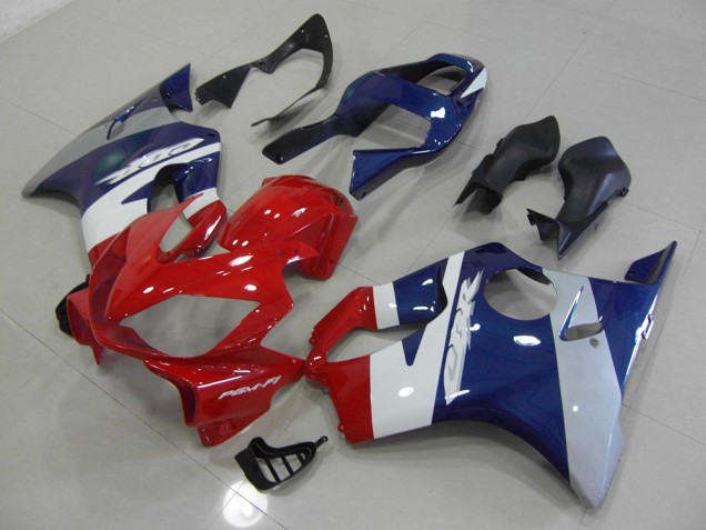 Rojo Azul Plata Carenado Moto Honda CBR 600 F4i 01-03 Rojo Azul Plata Carenado Moto Honda CBR 600 F4i 01-03
