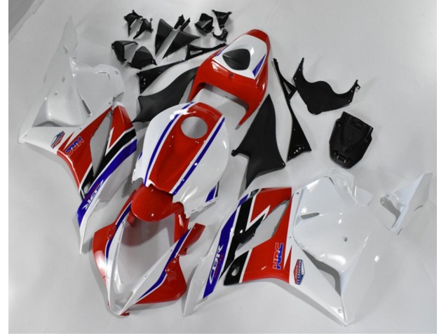 Rojo Blanco Azul Carenado Moto Honda CBR 600 RR 09-12