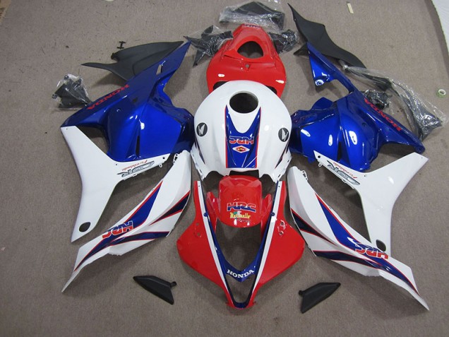 Rojo Blanco Azul HRC Carrocería Motocicletas Honda CBR 600 RR 09-12 Rojo Blanco Azul HRC Carrocería Motocicletas Honda CBR 600 RR 09-12