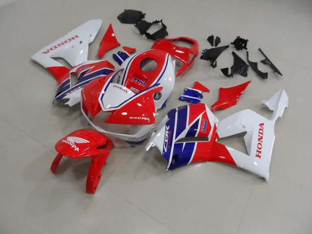 Rojo Blanco Azul HRC Kit Carenado Moto Honda CBR 600 RR 13-21 Rojo Blanco Azul HRC Kit Carenado Moto Honda CBR 600 RR 13-21
