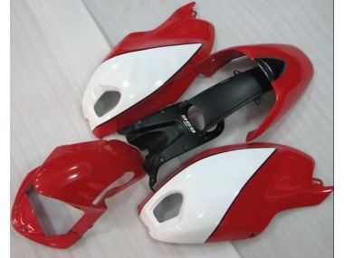 Rojo Blanco Carenado Moto Ducati Monster 696 08-12