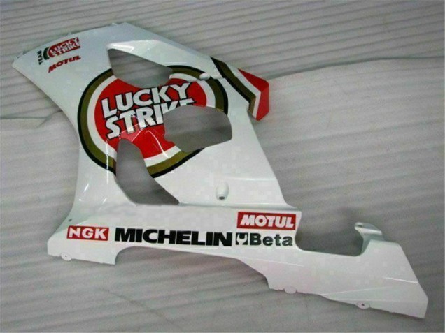 Rojo Blanco Carrocería Motocicletas Suzuki GSXR 1000 K3 03-04 Rojo Blanco Carrocería Motocicletas Suzuki GSXR 1000 K3 03-04