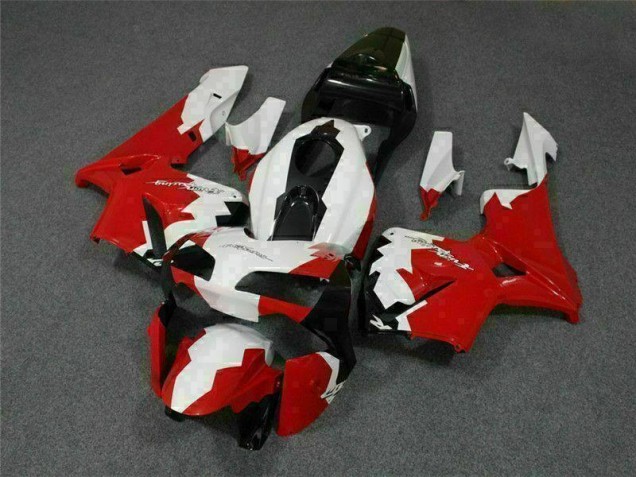 Rojo Blanco Kit Completo Carenado Moto Honda CBR 600 RR 03-04 Rojo Blanco Kit Completo Carenado Moto Honda CBR 600 RR 03-04