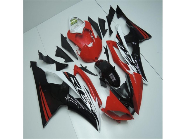 Rojo Blanco Kits Completo Carenado Moto ABS Yamaha R6 08-16 Rojo Blanco Kits Completo Carenado Moto ABS Yamaha R6 08-16