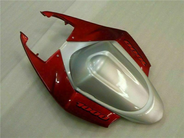 Rojo Blanco Moto Plástica Suzuki GSXR 1000 K5 05-06 Rojo Blanco Moto Plástica Suzuki GSXR 1000 K5 05-06
