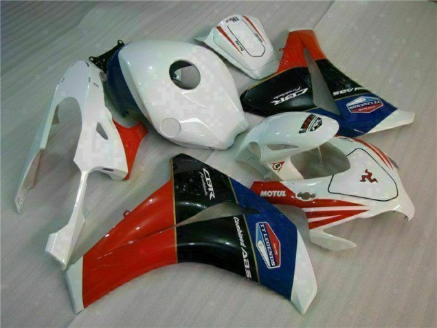 Rojo Blanco Moto Plástico Honda CBR 1000 RR 08-11 Rojo Blanco Moto Plástico Honda CBR 1000 RR 08-11