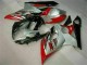 Rojo Blanco Moto Plástico Suzuki GSXR 1000 K5 05-06 Rojo Blanco Moto Plástico Suzuki GSXR 1000 K5 05-06