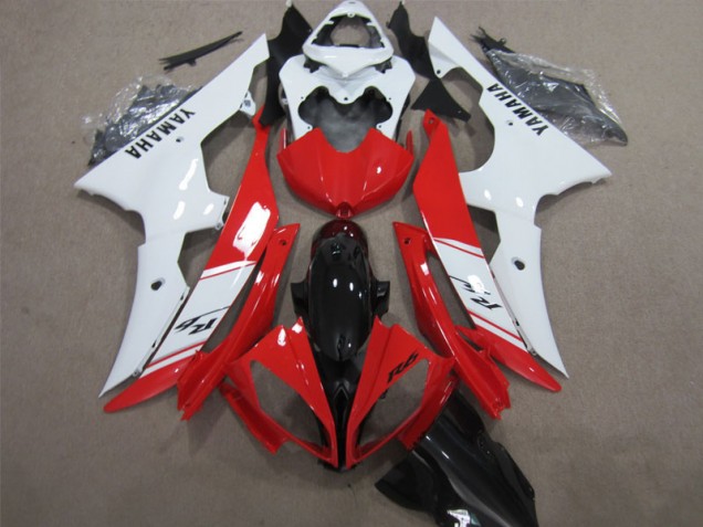 Rojo Blanco Negro Calcomanía Carenado Moto Yamaha R6 08-16 Rojo Blanco Negro Calcomanía Carenado Moto Yamaha R6 08-16