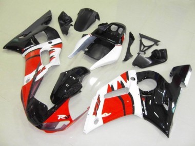 Rojo Blanco Negro Carrocería Motocicletas Yamaha R6 98-02