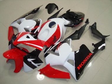 Rojo Blanco Negro Kit Carenado Inyección Honda CBR 600 RR 05-06
