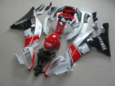 Rojo Blanco Negro Moto Plástico Yamaha R6 08-16