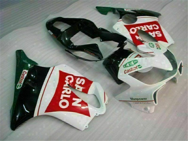 Rojo Blanco Negro San Carlo Carenado Moto Honda CBR 600 F4i 01-03 Rojo Blanco Negro San Carlo Carenado Moto Honda CBR 600 F4i 01-03
