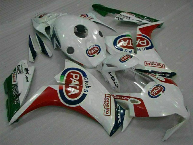 Rojo Blanco PATA Kit Carenado Inyección Honda CBR 1000 RR 12-16 Rojo Blanco PATA Kit Carenado Inyección Honda CBR 1000 RR 12-16