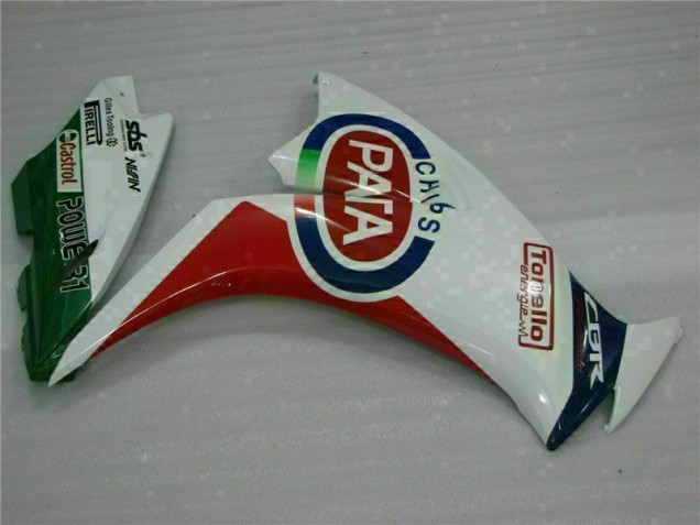 Rojo Blanco PATA Kit Carenado Inyección Honda CBR 1000 RR 12-16 Rojo Blanco PATA Kit Carenado Inyección Honda CBR 1000 RR 12-16