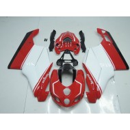 Rojo Blanco Rojo Carenado Moto Ducati 749 999 05-06