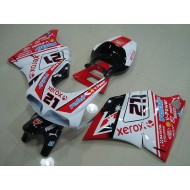 Rojo Blanco Xerox 21 ABS Kits Carenado Moto Ducati 748 916 996 996S 93-05