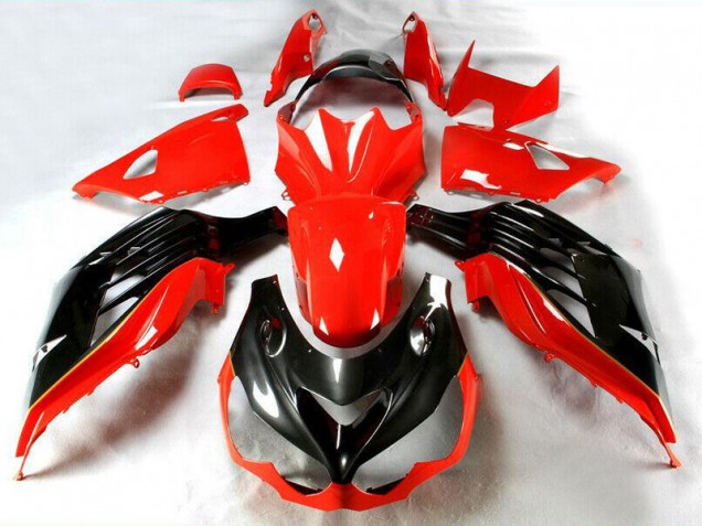 Rojo Carenado Moto Kawasaki ZX14R ZZR 1400 12-21 Rojo Carenado Moto Kawasaki ZX14R ZZR 1400 12-21