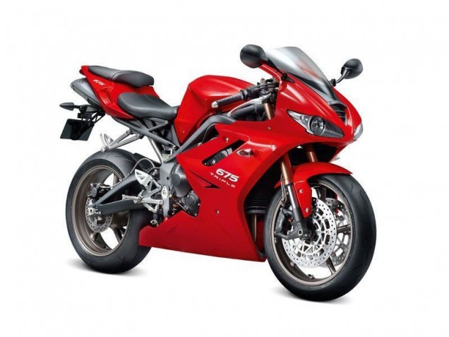 Rojo Carenado Moto Triumph Daytona 675 Triple 09-12 Rojo Carenado Moto Triumph Daytona 675 Triple 09-12
