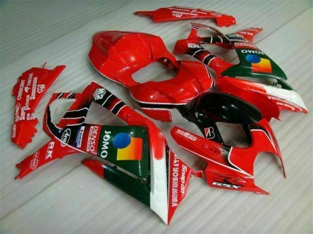 Rojo Carrocería Motocicletas Suzuki GSXR 1000 K7 07-08 Rojo Carrocería Motocicletas Suzuki GSXR 1000 K7 07-08