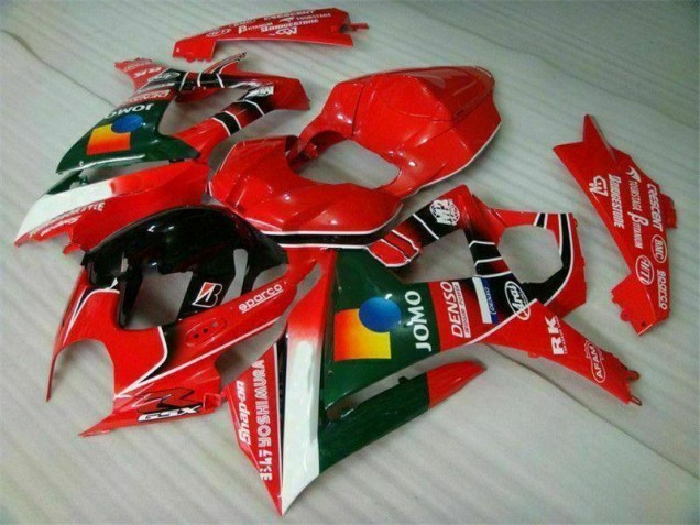 Rojo Carrocería Motocicletas Suzuki GSXR 1000 K7 07-08 Rojo Carrocería Motocicletas Suzuki GSXR 1000 K7 07-08