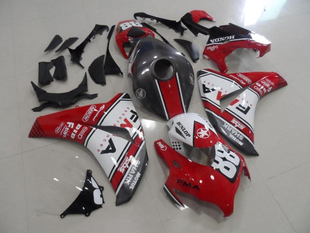 Rojo & Gris Fma Carenado Moto Honda CBR 1000 RR 08-11 Rojo & Gris Fma Carenado Moto Honda CBR 1000 RR 08-11
