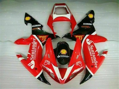 Rojo Kit Carenado ABS Completo Yamaha R1 02-03