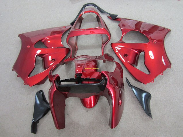 Rojo Kit Carenado Moto Kawasaki ZX6R 00-02 Rojo Kit Carenado Moto Kawasaki ZX6R 00-02