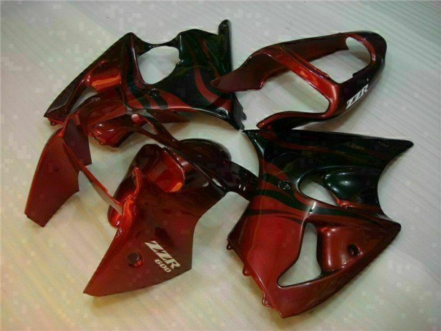 Rojo Kit Completo Carenado Moto Kawasaki ZX6R 00-02 Rojo Kit Completo Carenado Moto Kawasaki ZX6R 00-02