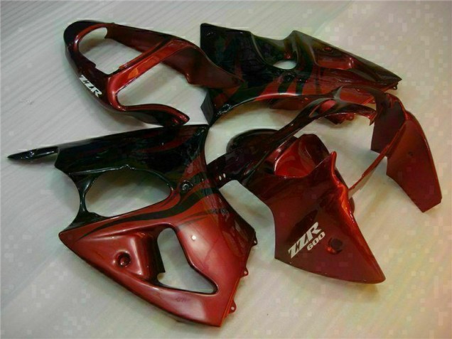 Rojo Kit Completo Carenado Moto Kawasaki ZX6R 00-02 Rojo Kit Completo Carenado Moto Kawasaki ZX6R 00-02