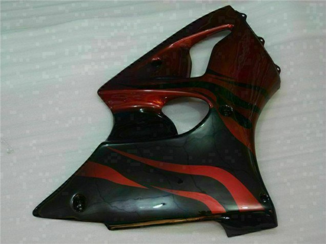 Rojo Kit Completo Carenado Moto Kawasaki ZX6R 00-02 Rojo Kit Completo Carenado Moto Kawasaki ZX6R 00-02