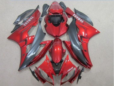 Rojo Kit Completo Carenado Moto Yamaha R6 06-07