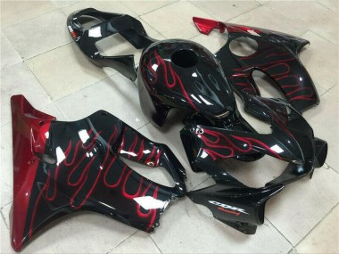Rojo Llama ABS Moto Plástico Honda CBR 600 F4i 01-03