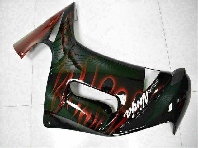 Rojo Llama Carenado Moto Kawasaki EX650 06-08 Rojo Llama Carenado Moto Kawasaki EX650 06-08