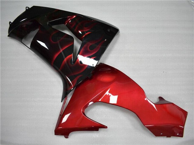 Rojo Llama Carenado Moto Kawasaki ZX10R 06-07 Rojo Llama Carenado Moto Kawasaki ZX10R 06-07