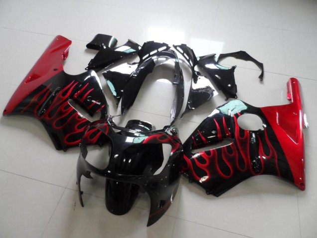 Rojo Llama Carenado Moto Kawasaki ZX12R 00-01 Rojo Llama Carenado Moto Kawasaki ZX12R 00-01