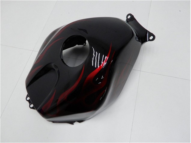 Rojo Llama Negro Carenado Moto Honda CBR 600 RR 05-06 Rojo Llama Negro Carenado Moto Honda CBR 600 RR 05-06