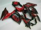 Rojo Llama Negro Carenado Moto Suzuki GSXR 1000 K9 09-16 Rojo Llama Negro Carenado Moto Suzuki GSXR 1000 K9 09-16