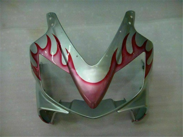 Rojo Llama Plata Carenado Moto Honda CBR 600 F4i 01-03 Rojo Llama Plata Carenado Moto Honda CBR 600 F4i 01-03