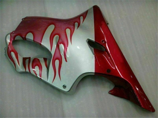 Rojo Llama Plata Carenado Moto Honda CBR 600 F4i 01-03 Rojo Llama Plata Carenado Moto Honda CBR 600 F4i 01-03