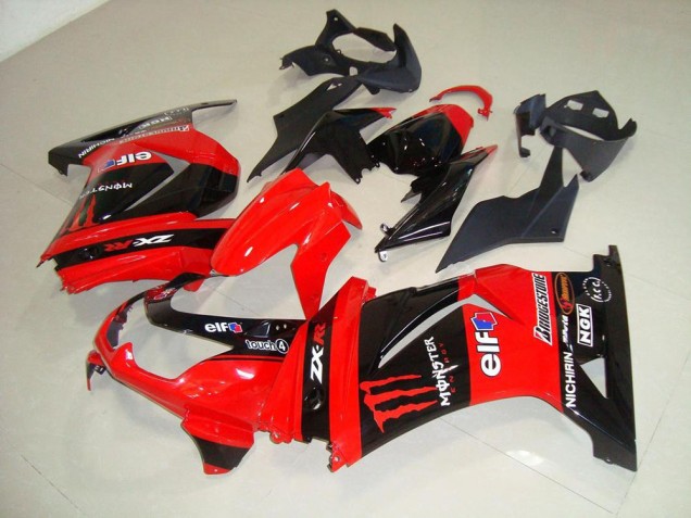 Rojo Monster Carenado Moto Kawasaki ZX 250R 08-12 Rojo Monster Carenado Moto Kawasaki ZX 250R 08-12
