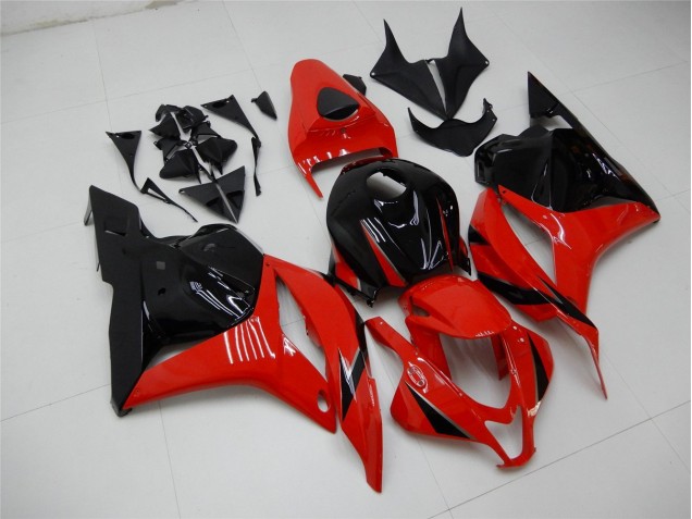 Rojo Negro ABS Carenado Motocicleta Honda CBR 600 RR 09-12 Rojo Negro ABS Carenado Motocicleta Honda CBR 600 RR 09-12