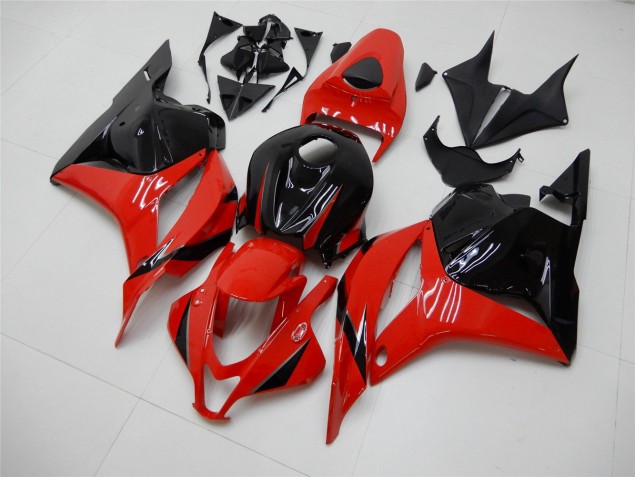 Rojo Negro ABS Carenado Motocicleta Honda CBR 600 RR 09-12 Rojo Negro ABS Carenado Motocicleta Honda CBR 600 RR 09-12