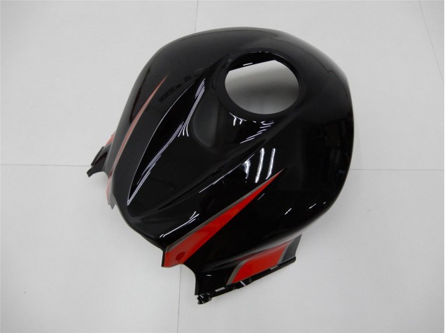 Rojo Negro ABS Carenado Motocicleta Honda CBR 600 RR 09-12 Rojo Negro ABS Carenado Motocicleta Honda CBR 600 RR 09-12