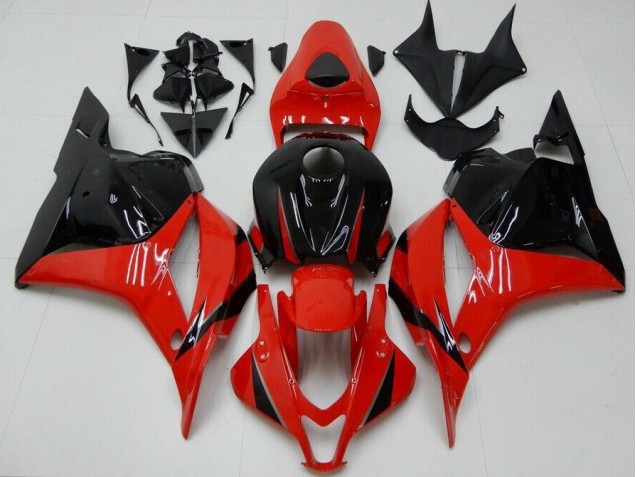Rojo Negro ABS Carenado Motocicleta Honda CBR 600 RR 09-12 Rojo Negro ABS Carenado Motocicleta Honda CBR 600 RR 09-12