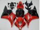 Rojo Negro ABS Carenado Motocicleta Honda CBR 600 RR 09-12 Rojo Negro ABS Carenado Motocicleta Honda CBR 600 RR 09-12