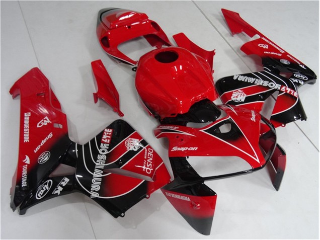 Rojo Negro ABS Kits Carenado Moto Honda CBR 600 RR 05-06 Rojo Negro ABS Kits Carenado Moto Honda CBR 600 RR 05-06