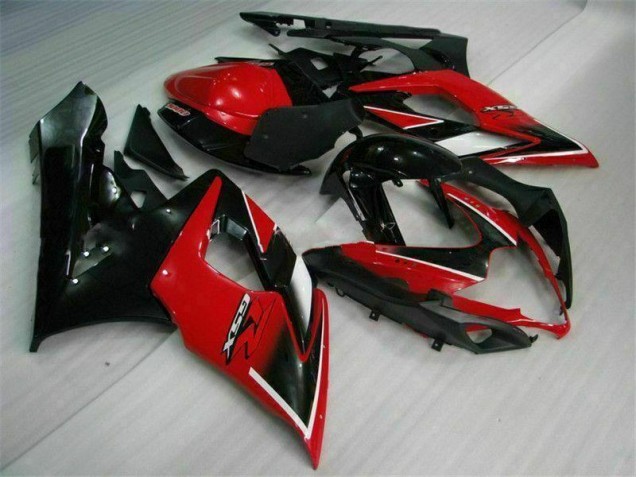 Rojo Negro ABS Kits Carenado Moto Suzuki GSXR 1000 K5 05-06 Rojo Negro ABS Kits Carenado Moto Suzuki GSXR 1000 K5 05-06