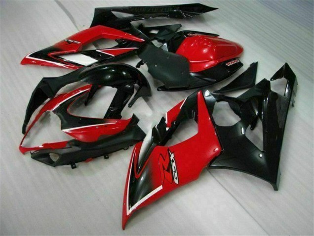Rojo Negro ABS Kits Carenado Moto Suzuki GSXR 1000 K5 05-06 Rojo Negro ABS Kits Carenado Moto Suzuki GSXR 1000 K5 05-06