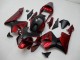 Rojo Negro ABS Moto Plástica Honda CBR 600 RR 03-04